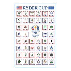 Archive 22 2025 Ryder Cup History Poster - Front View