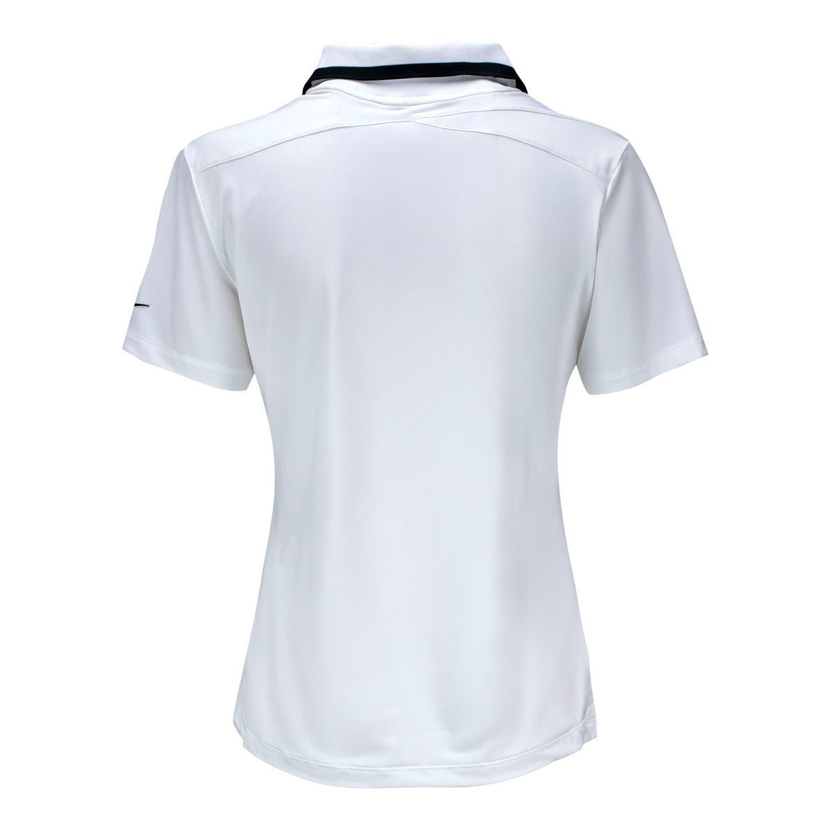 Nike 2025 Ryder Cup Women's Dri-Fit Tour Polo in White and Black - Back View
