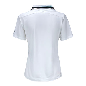 Nike 2025 Ryder Cup Women's Dri-Fit Tour Polo in White and Black - Back View