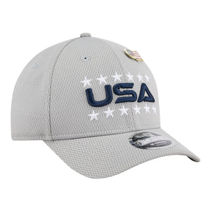 New Era 2025 Ryder Cup Ladies Team Hat in Light Grey - Angled Front Right View