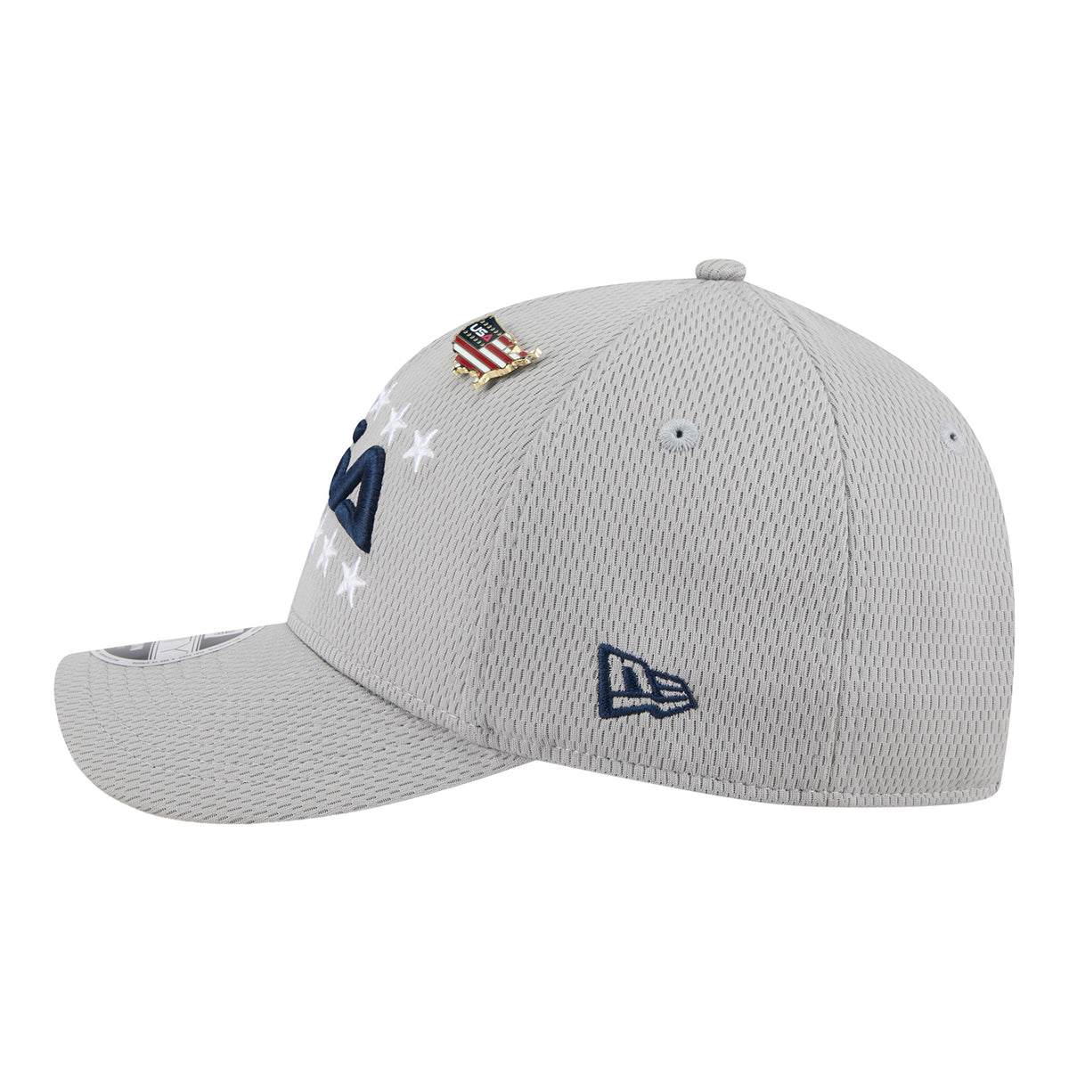 New Era 2025 Ryder Cup Ladies Team Hat in Light Grey - Left Side View