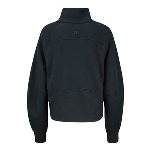 lululemon 2025 Ryder Cup Women's Scuba Oversized Funnel Neck Half Zip in Black - Back View