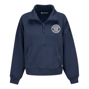 '47 Brand 2025 Ryder Cup Women's Loop In Quarter Zip in Navy - Front View