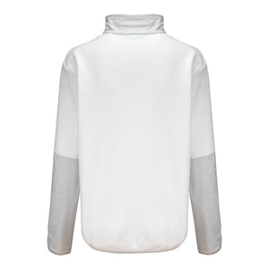 Nike 2025 Ryder Cup Women's Therma-Fit Victory Fleece Quarter Zip in White - Back View