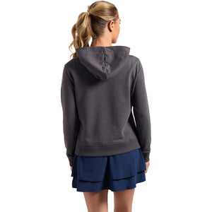 FootJoy 2025 Ryder Cup Women's Script Hoodie in Grey - Modeled Back View