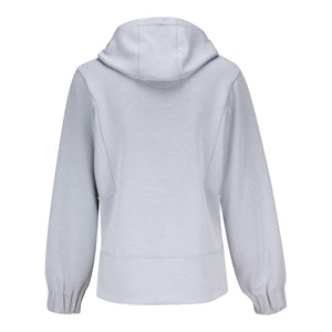 Peter Millar 2025 Ryder Cup Women's Flora Knit Hoodie in Light Grey - Back View