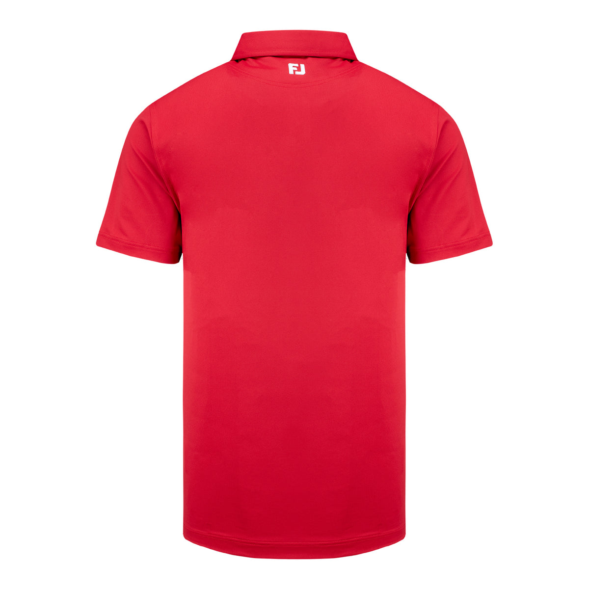 FootJoy 2025 Ryder Cup Solid Polo with Trophy Collar in Red - Back View