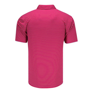 Holderness & Bourne 2025 Ryder Cup Springer Stripe Polo in Red - Back View