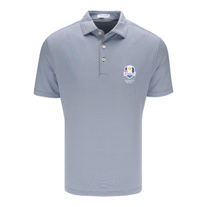 Peter Millar 2025 Ryder Cup Jubilee Stripe Polo in Navy - Front View