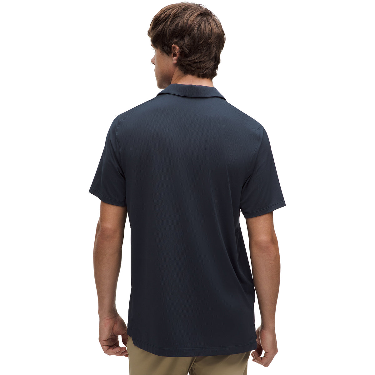 lululemon 2025 Ryder Cup Sport Polo in Navy - Modeled Back View