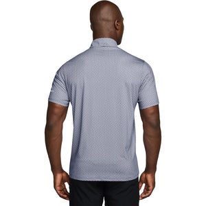 Nike 2029 Ryder Cup Micro Print Velocity Polo in College Navy - Back Modeled