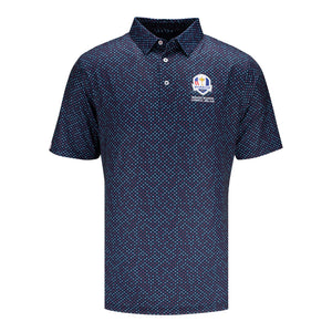 Straight Down 2027 Ryder Cup Star Struck Polo in Blue - Front View