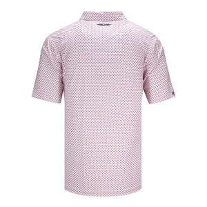 Straight Down 2027 Ryder Cup Old Glory Polo in White - Back View