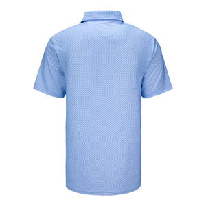 Ralph Lauren 2027 Ryder Cup Diamond Pattern Polo in Fall Blue - Back View