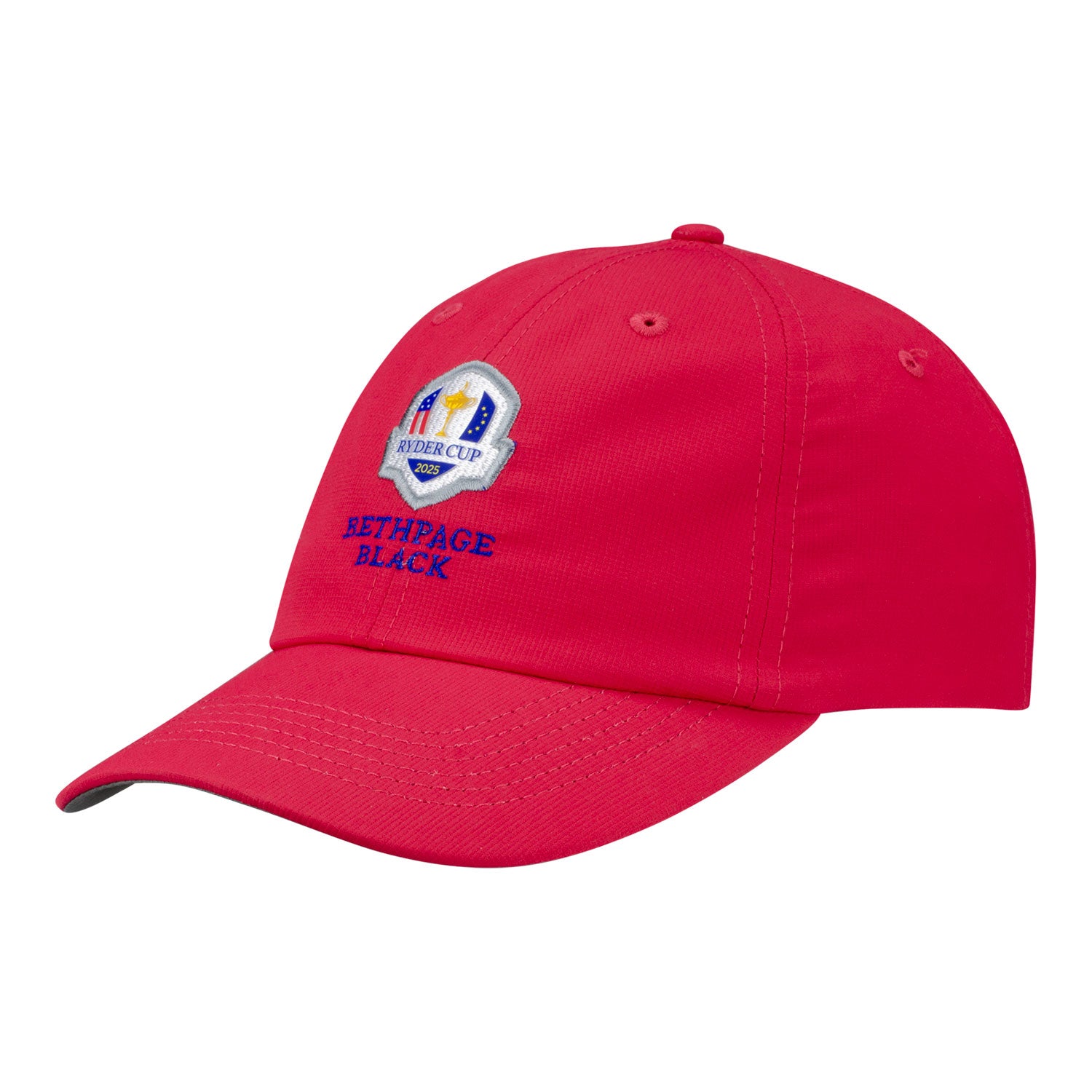 Imperial 2025 Ryder Cup Original Performance Hat in Nantucket Red - Angled Front Left View