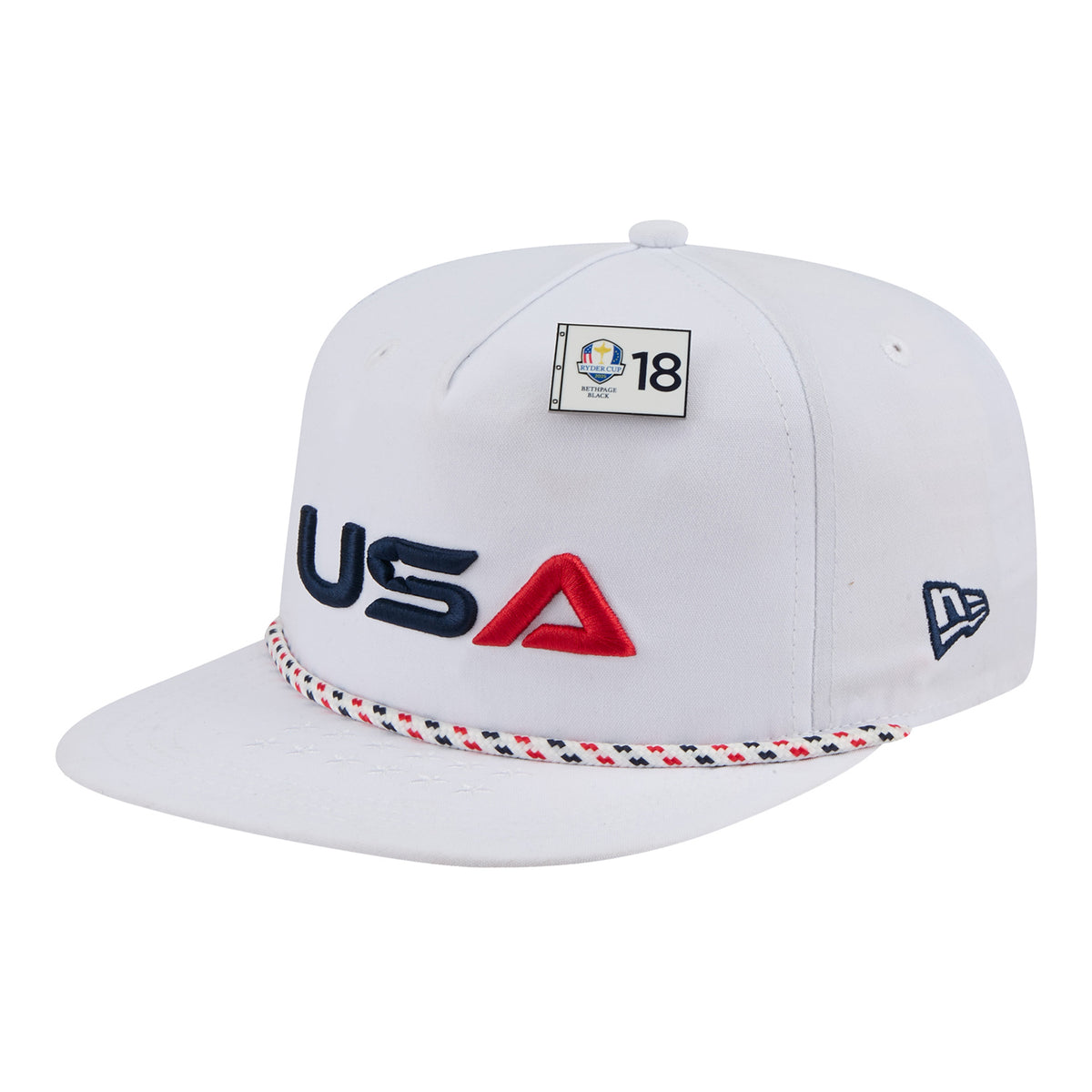 New Era 2025 Ryder Cup Team Golfer in White - Angled Front Left View