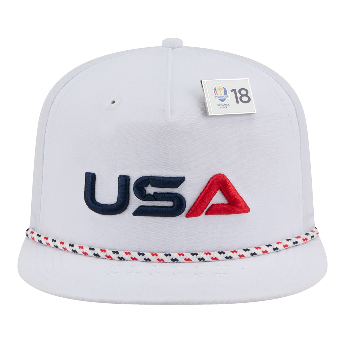 New Era 2025 Ryder Cup Team Golfer in White - Front View
