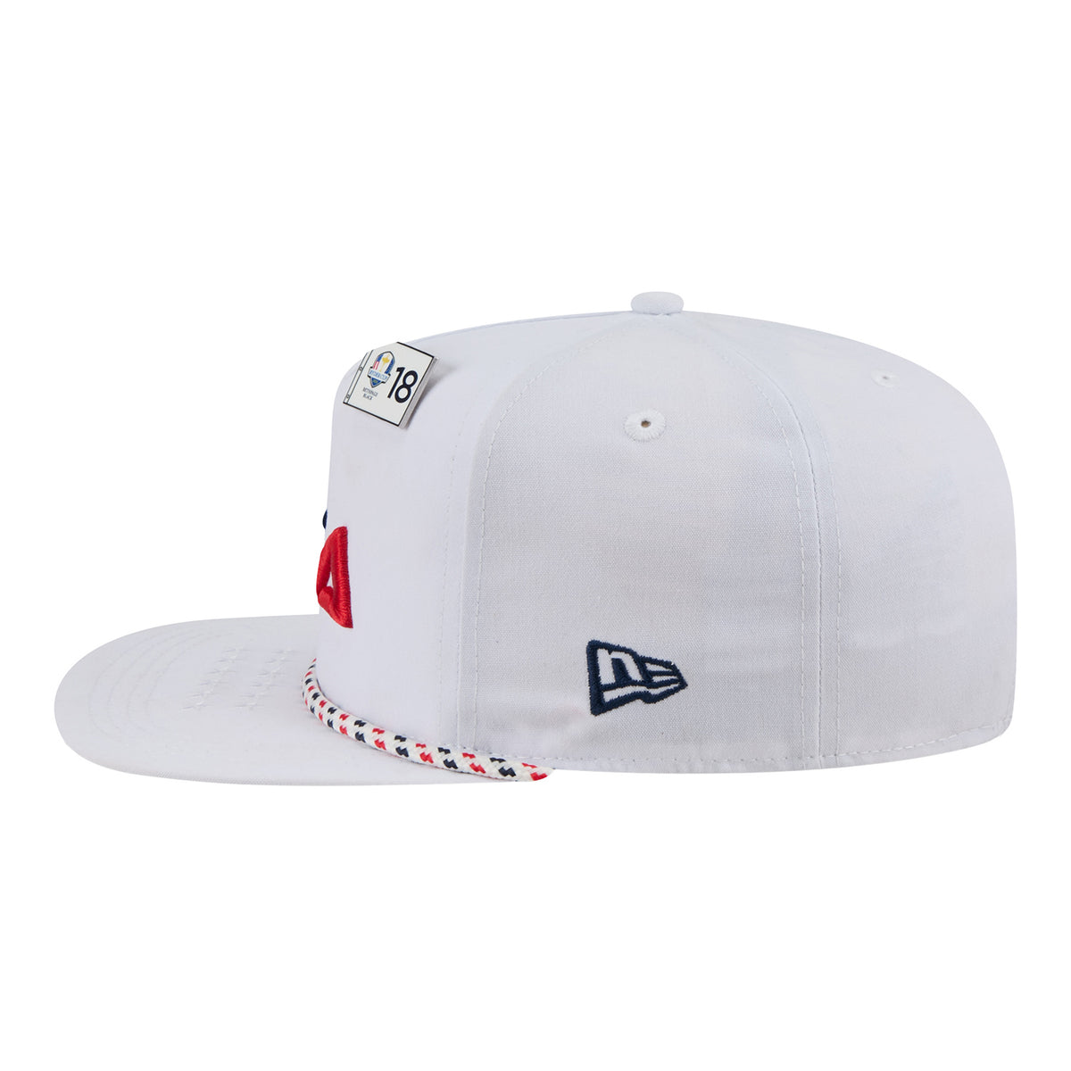 New Era 2025 Ryder Cup Team Golfer in White - Left Side View