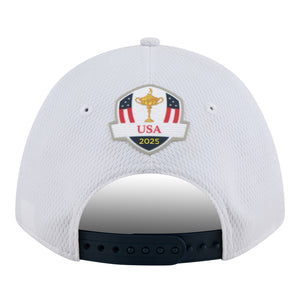 New Era 2025 Ryder Cup Team 9Forty Mid-Crown in White - Back View