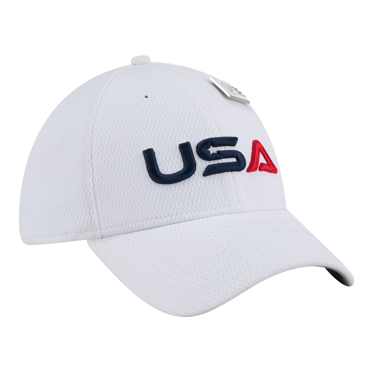 New Era 2025 Ryder Cup Team 39Thirty Hat in White - Angled Front Right View