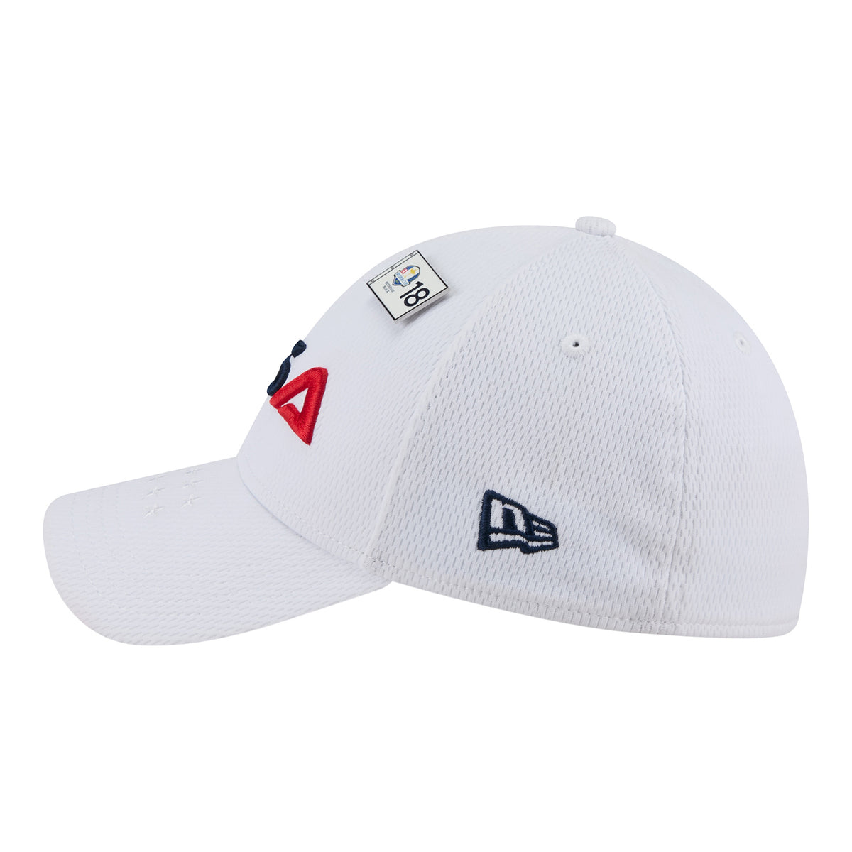 New Era 2025 Ryder Cup Team 39Thirty Hat in White - Left Side View