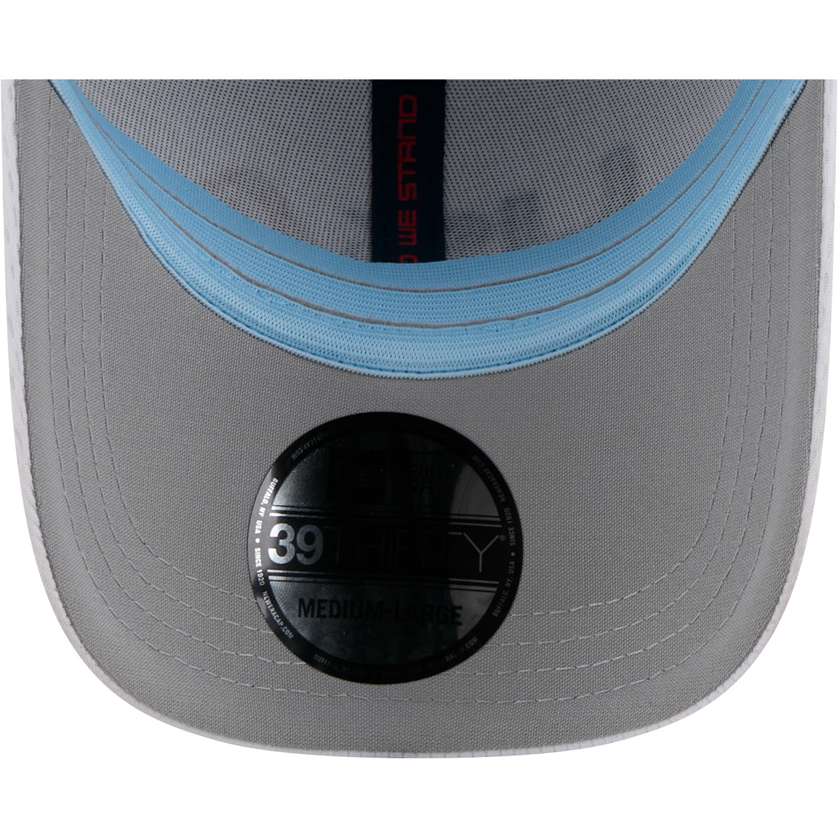 New Era 2025 Ryder Cup Team 39Thirty Hat in White - Undervisor View