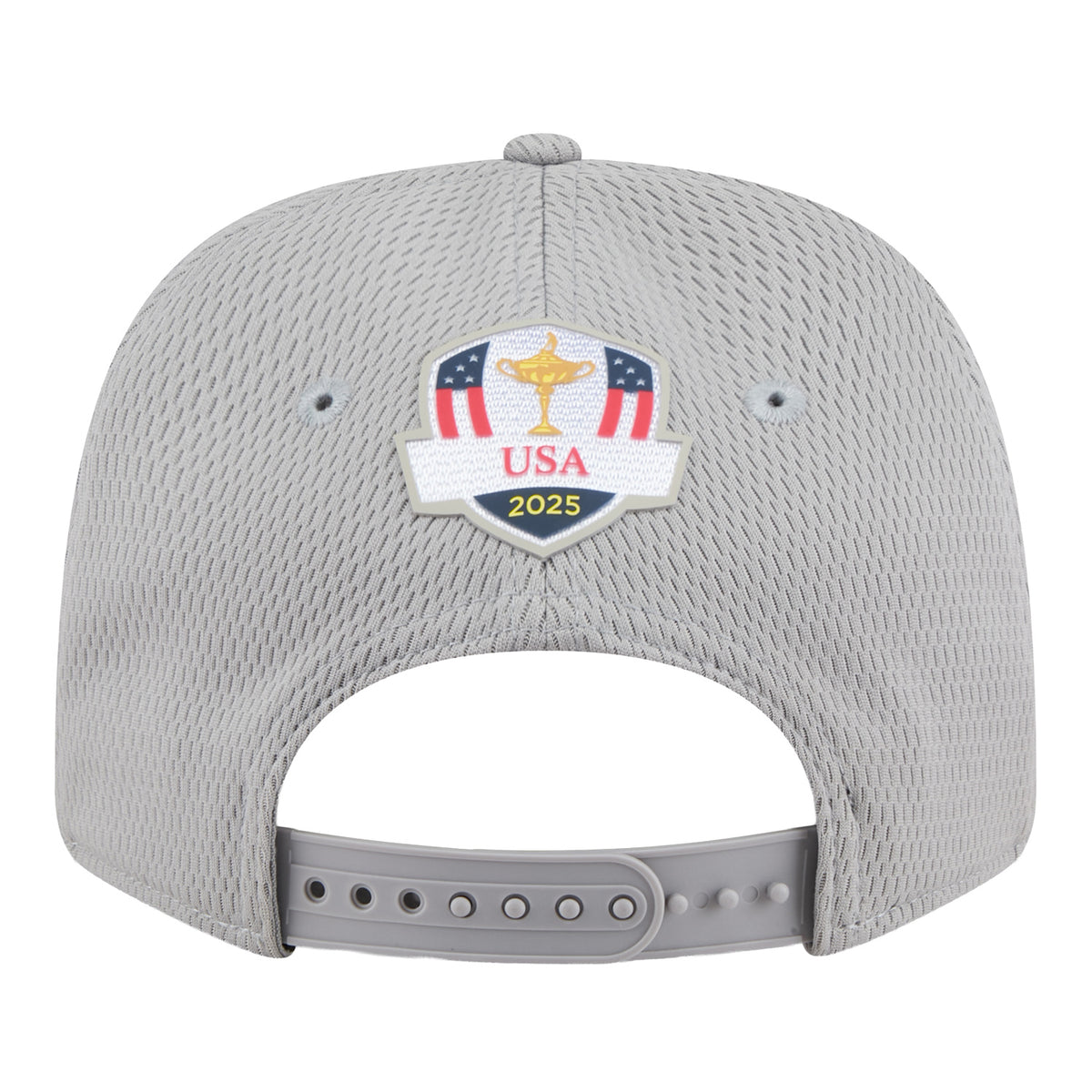New Era 2025 Ryder Cup Team 9Seventy Stretch Snap in Light Grey - Back View
