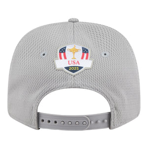 New Era 2025 Ryder Cup Team 9Seventy Stretch Snap in Light Grey - Back View