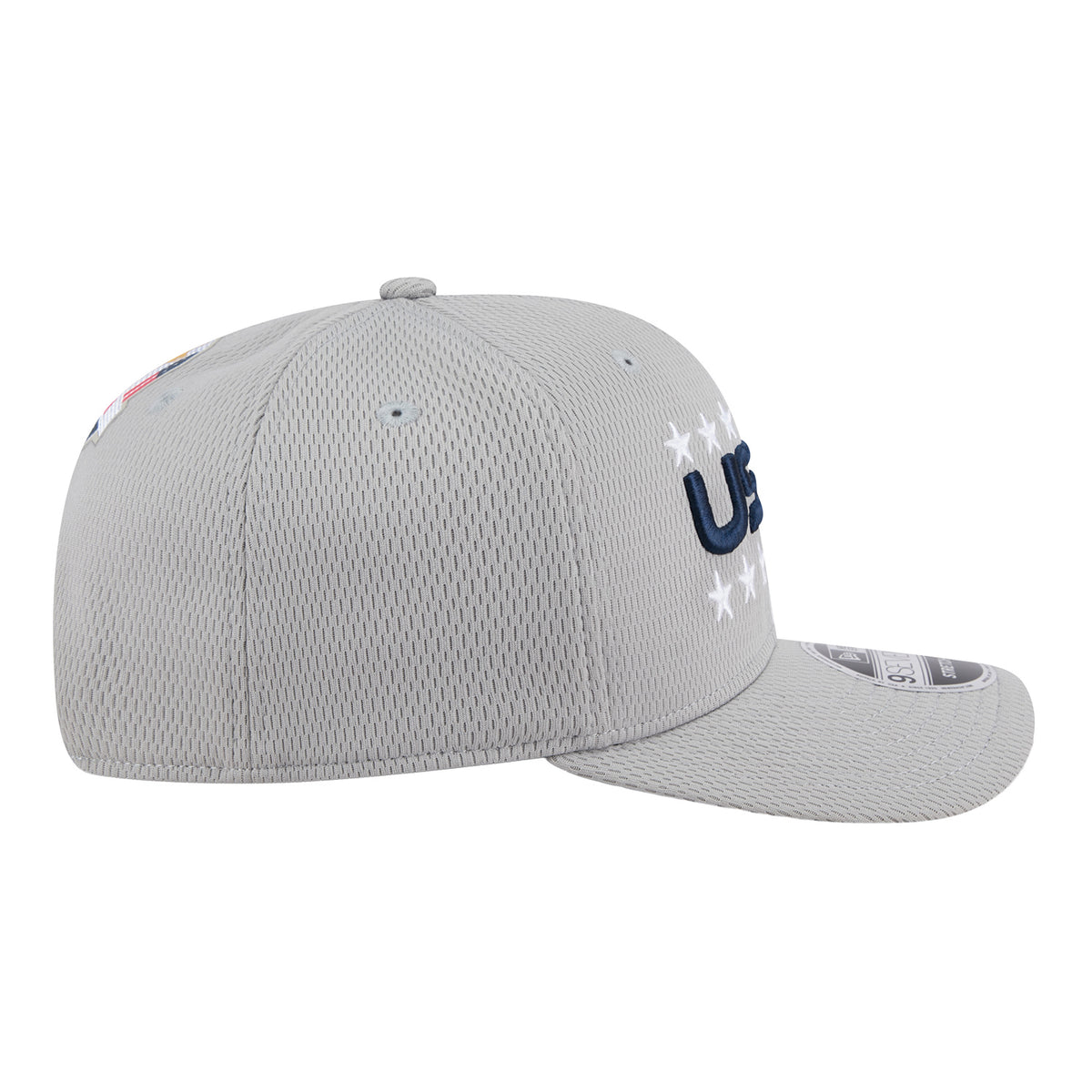 New Era 2025 Ryder Cup Team 9Seventy Stretch Snap in Light Grey - Right Side View