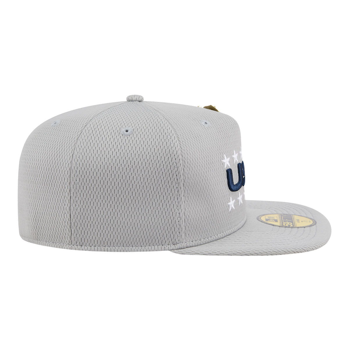 New Era 2025 Ryder Cup Team 59Fifty A-Frame Hat in Light Grey - Right Side View