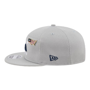New Era 2025 Ryder Cup Team 9Fifty Split Panel in Light Grey - Left Side View