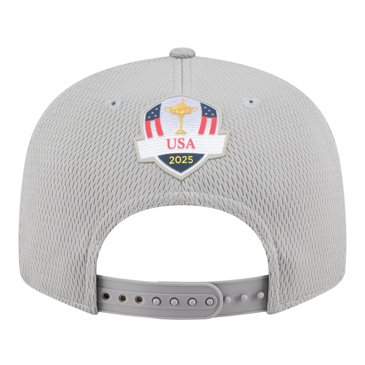 New Era 2025 Ryder Cup Team 9Fifty Split Panel in Light Grey - Back View