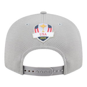 New Era 2025 Ryder Cup Team 9Fifty Split Panel in Light Grey - Back View