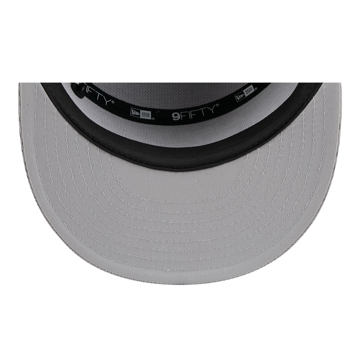 New Era 2025 Ryder Cup Team 9Fifty Split Panel in Light Grey - Undervisor View