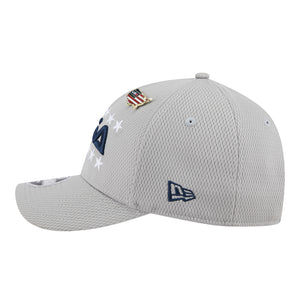 New Era 2025 Ryder Cup Team 9Forty Mid-Crown in Light Grey - Left Side View