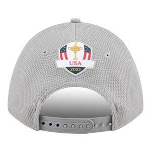 New Era 2025 Ryder Cup Team 9Forty Mid-Crown in Light Grey - Back View