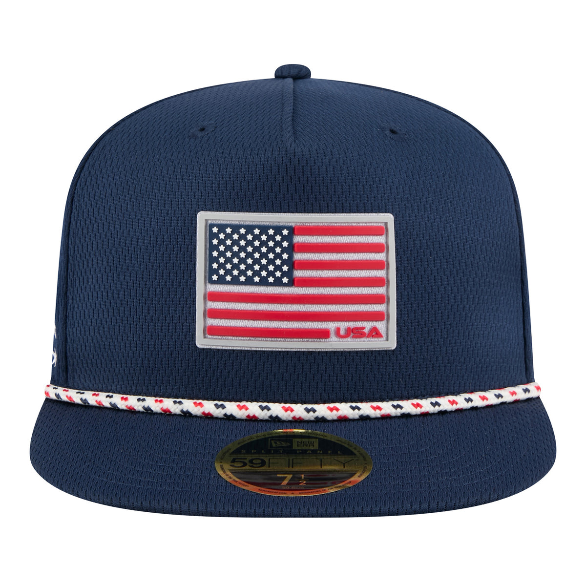 New Era 2025 Ryder Cup Team 59Fifty A-Frame Hat in Navy - Front View