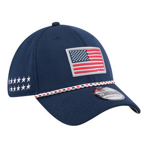 New Era 2025 Ryder Cup Team 39Thirty Hat in Navy - Angled Front Right View