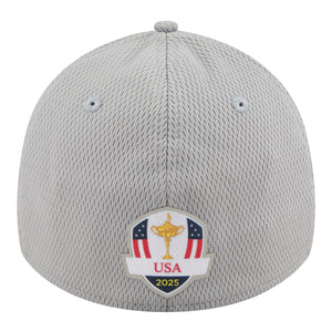 New Era 2025 Ryder Cup Team 39Thirty Hat in Light Grey - Back View