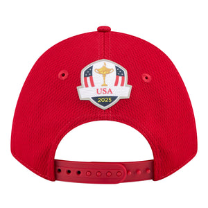 New Era 2025 Ryder Cup Team 9Forty Mid-Crown in Red - Back View