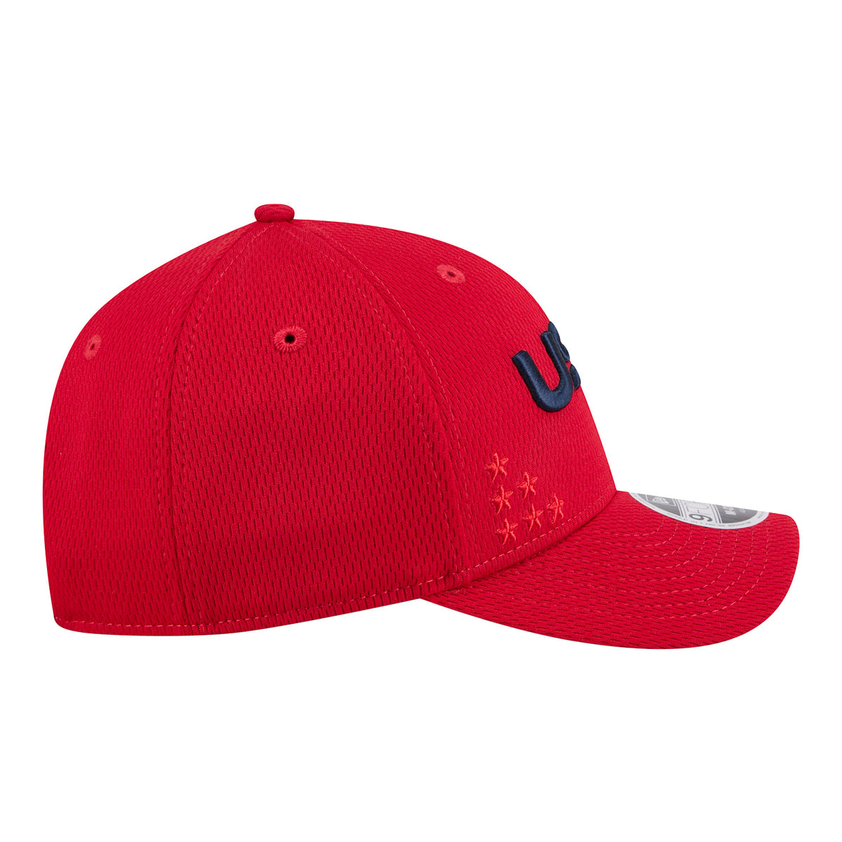 New Era 2025 Ryder Cup Team 9Forty Mid-Crown in Red - Right Side View