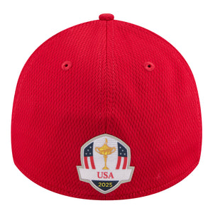 New Era 2025 Ryder Cup Team 39Thirty Hat in Red - Back View