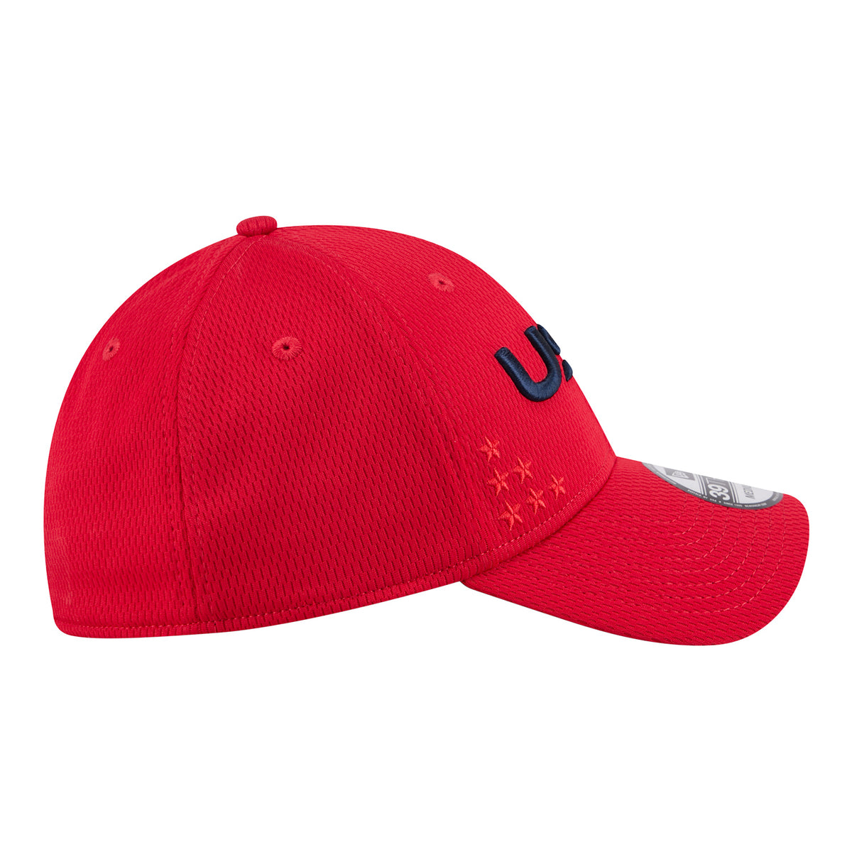 New Era 2025 Ryder Cup Team 39Thirty Hat in Red - Right Side View