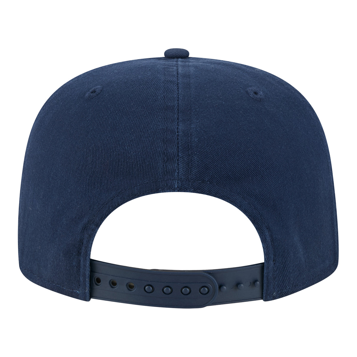 New Era 2025 Ryder Cup Golfer Rope Text Hat in Navy - Back View