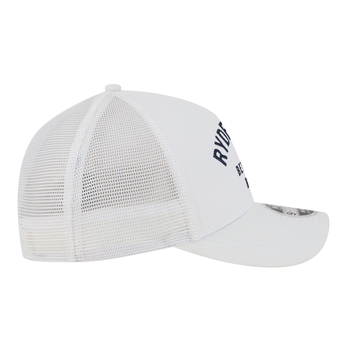 New Era 2025 Ryder Cup 9Forty Mid-Crown A-Frame Minimalist Trucker Hat in White - Right Side View