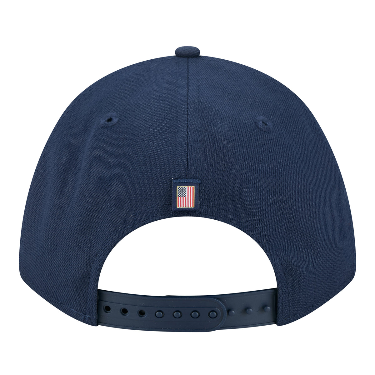 New Era 2025 Ryder Cup 9Forty Mid-Crown A-Frame Tonal Flag Hat in Navy - Back View