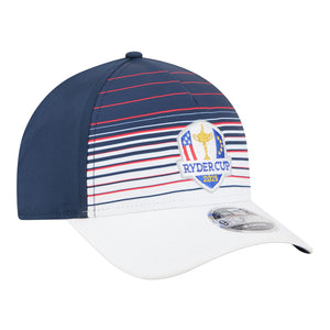 New Era 2025 Ryder Cup 9Forty Mid-Crown A-Frame Gradient Hat in Navy - Angled Front Right View