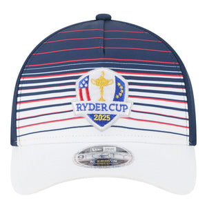 New Era 2025 Ryder Cup 9Forty Mid-Crown A-Frame Gradient Hat in Navy - Front View
