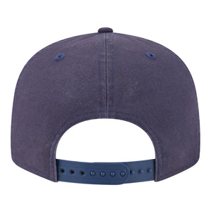 New Era 2025 Ryder Cup 9Fifty Split Panel Cotton Canvas Hat in Navy - Back View