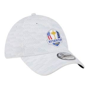 New Era 2025 Ryder Cup 39Thirty Digi Stretch Fit Hat in White - Angled Front Right View